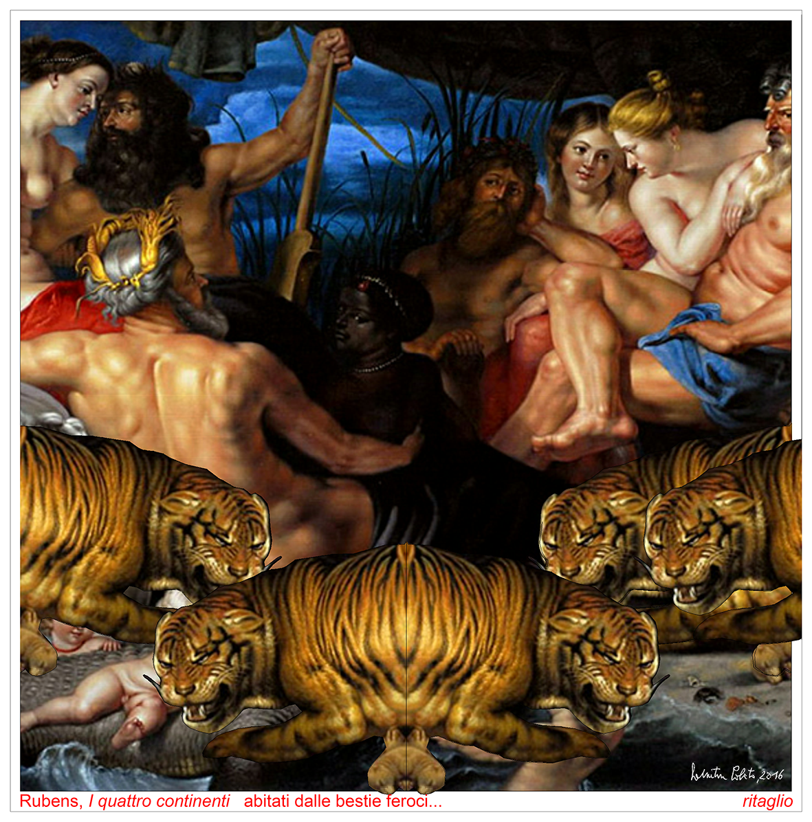 Rubens dipinti I quattro continenti abitati dalle bestie feroci