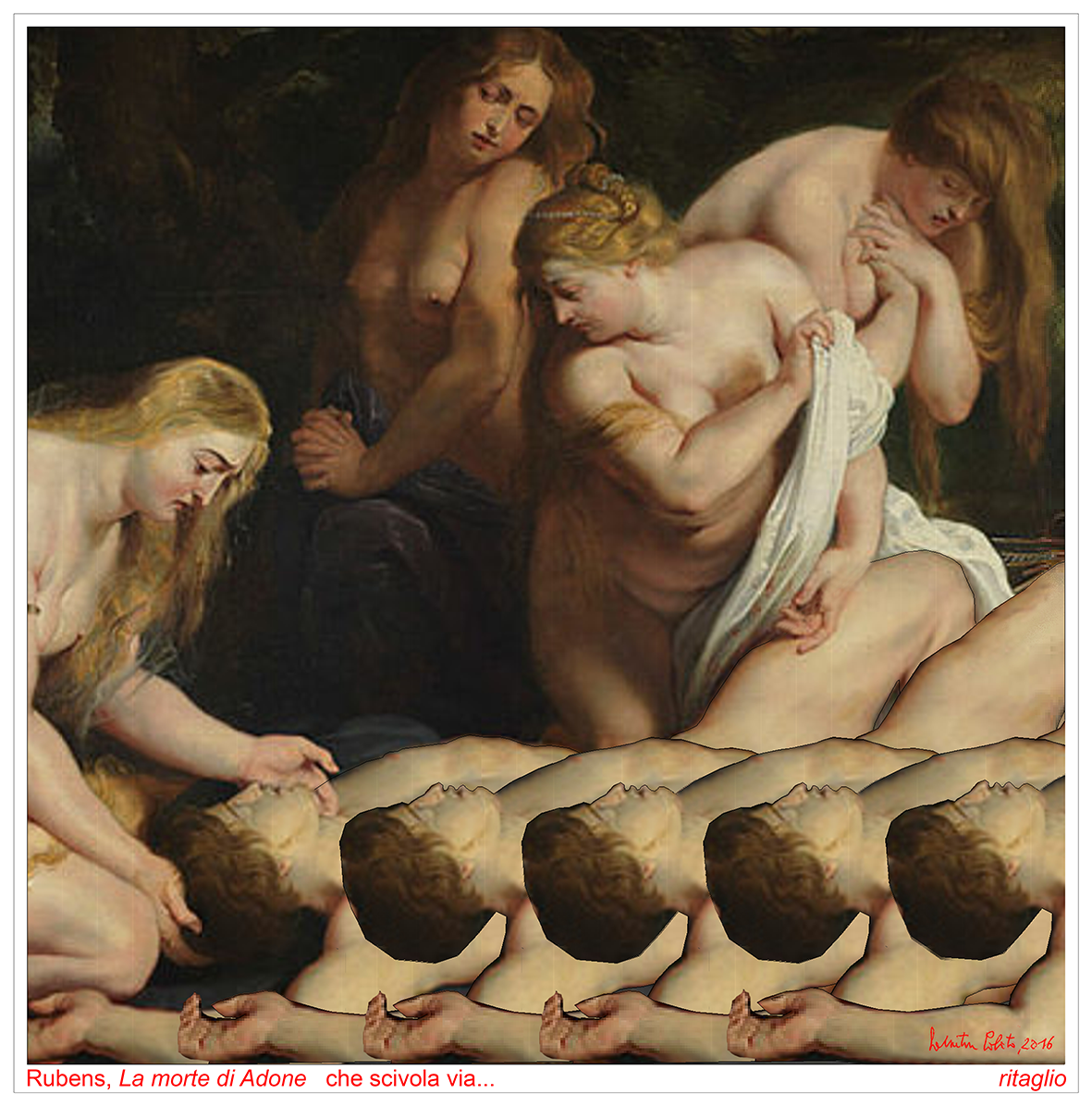 Rubens Polito Dipinti La morte di Adone
