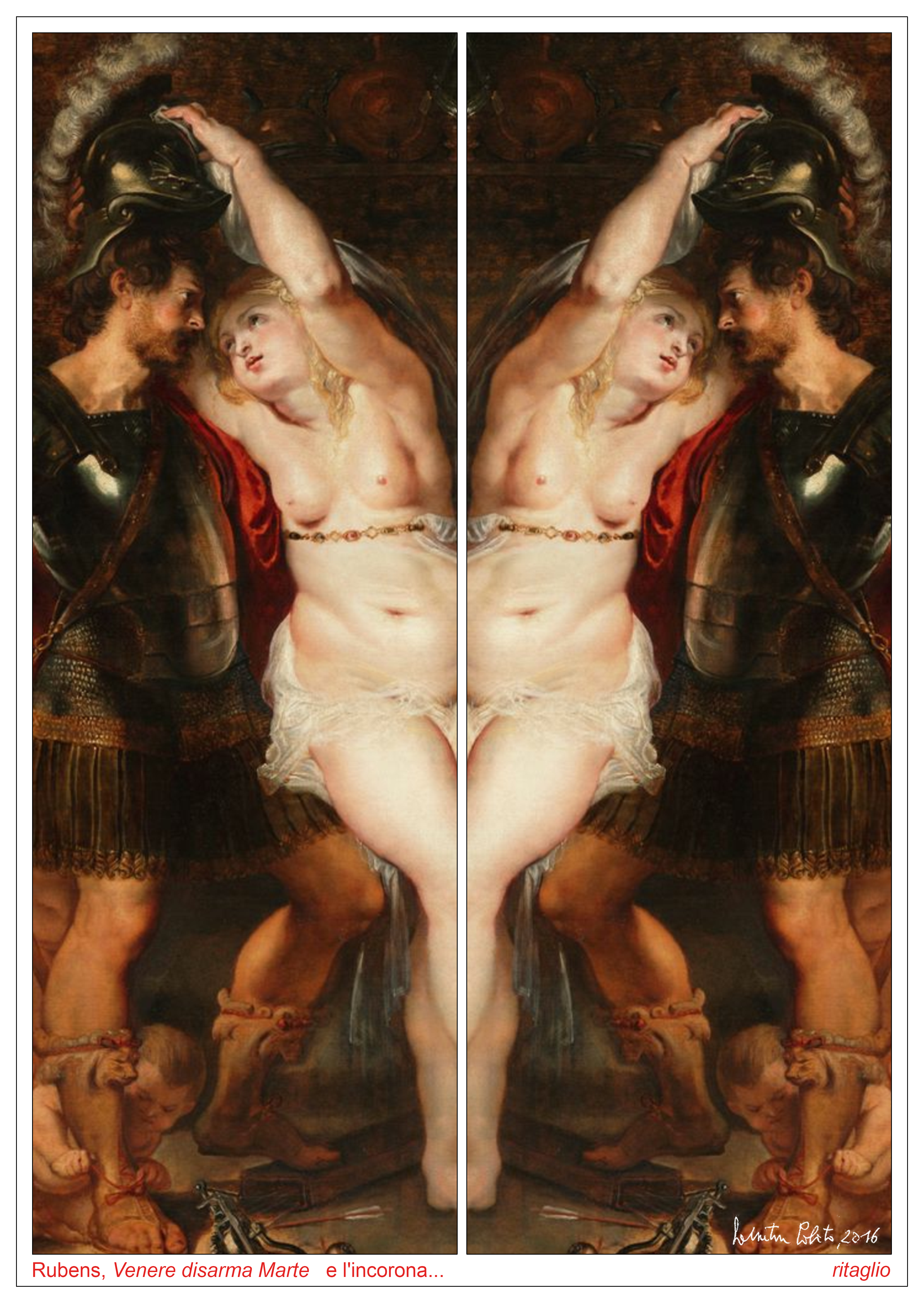 Rubens Polito Dipinti Venere disarma Marte Venus Mars